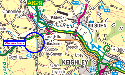the location of high malsis farm in yorkshire