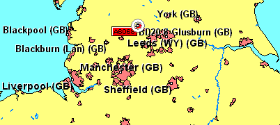 the position of high malsis farm is the north of england